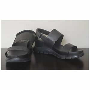 🔥 EUC! COLE HAAN ZERØGRAND Size 9B Black Double‑Strap Slingback Sandals 🔥